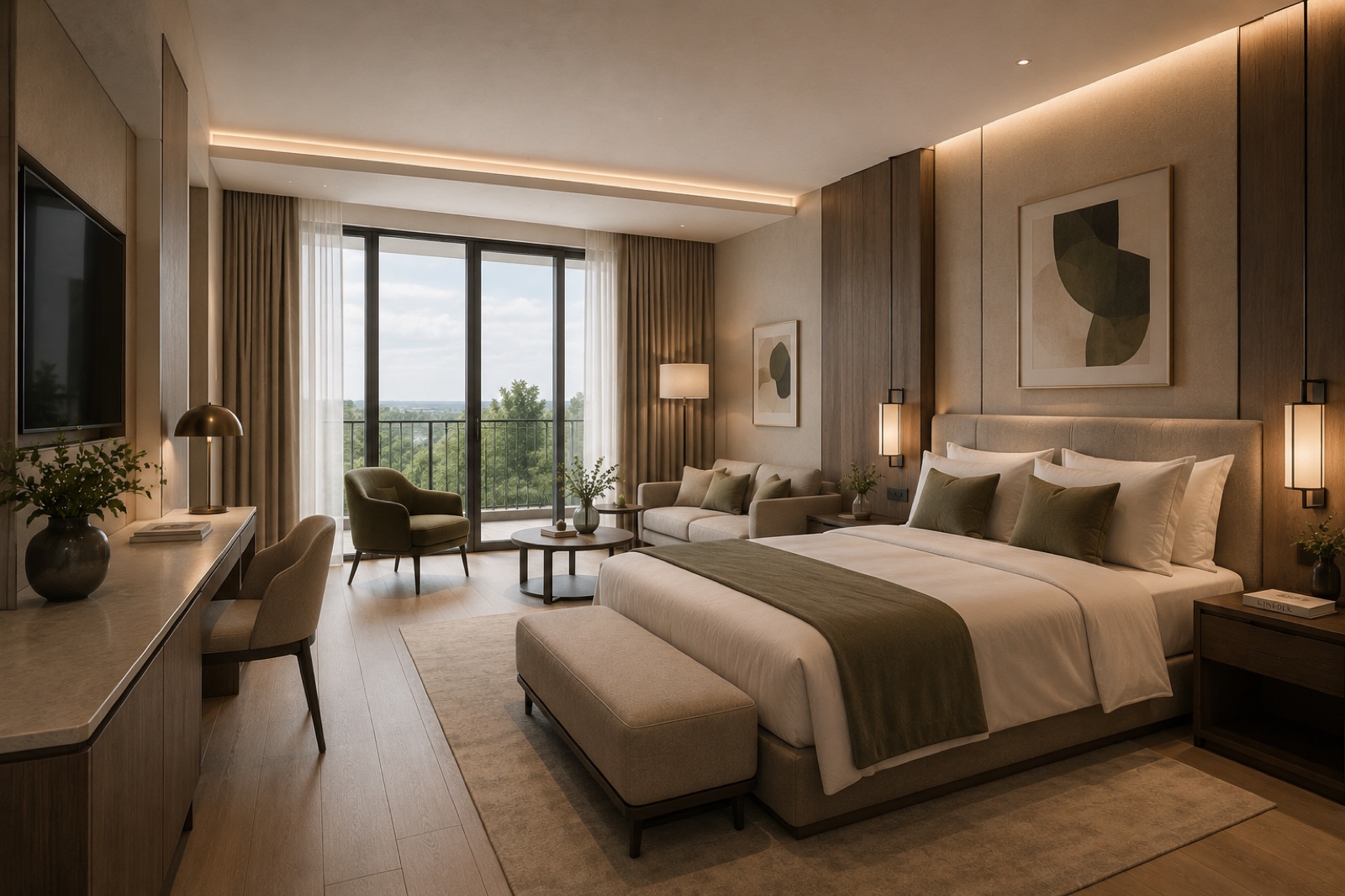 Editorial commercial photography of a hotel interior